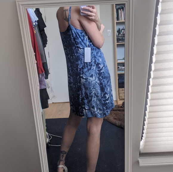 Reformation Seville Tie Dye Georgette Mini Dress - Picture 8 of 8